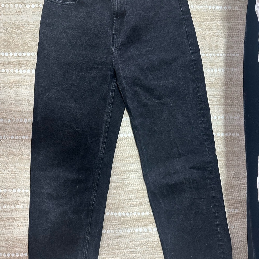 Everlane Black Straight Jeans - the way high Jean size 28
